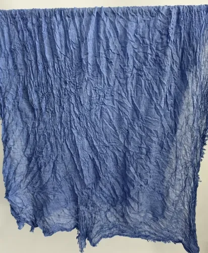 Pleated modal & cashmere wrap — supplier product photograph